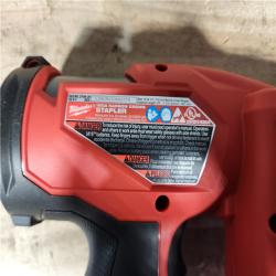 HOUSTON LOCATION - AS - IS Milwaukee FUEL 18-Volt Lithium-Ion Brushless Cordless 18-Gauge 1/4 in. Narrow Crown Stapler (Tool-Only)