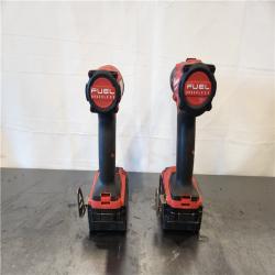 AS-IS- Milwaukee FUEL 18V Lithium-Ion Brushless Cordless Hammer Drill and Impact Driver Combo Kit