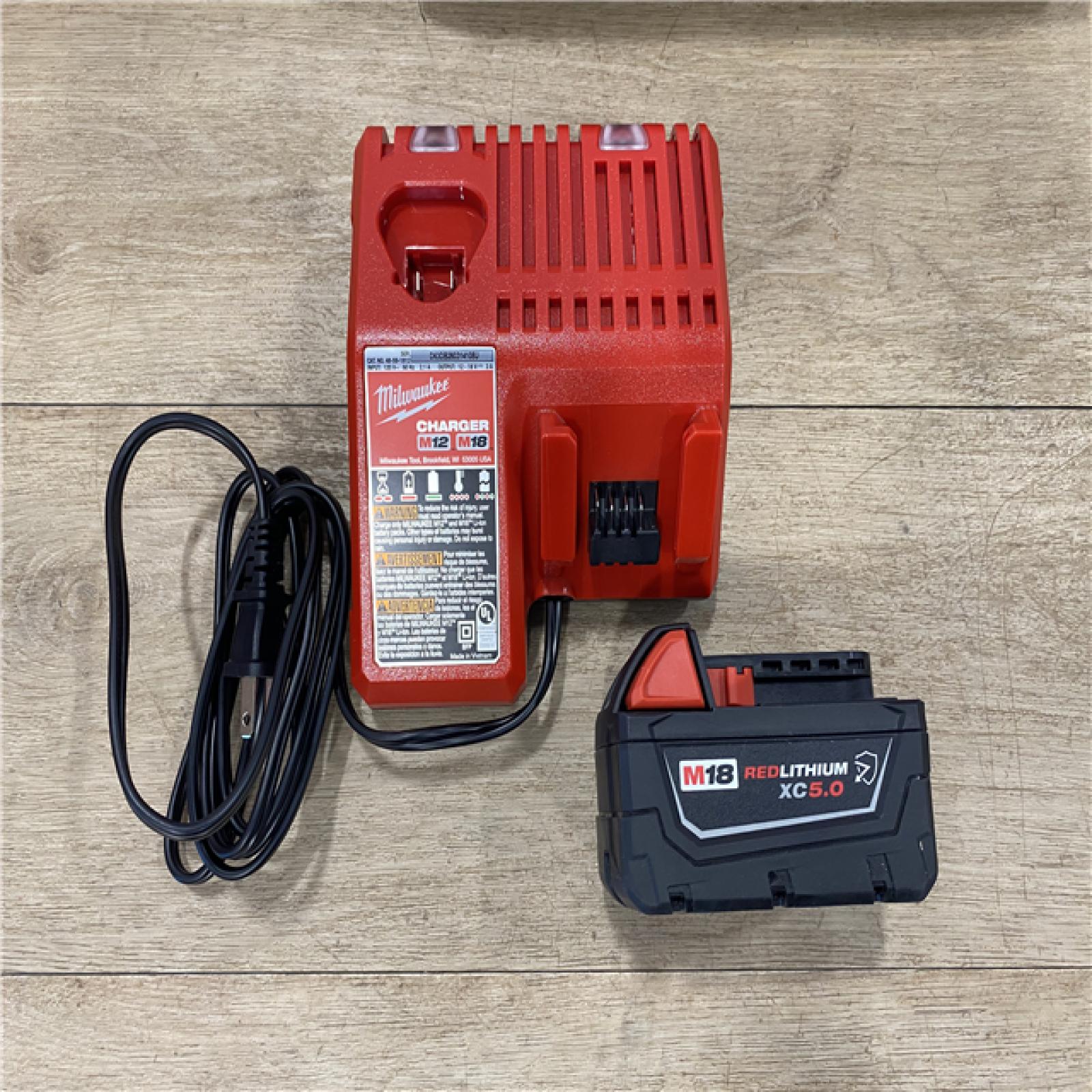 AS-IS Milwaukee FUEL 18V Lithium-Ion Brushless Cordless 1/2 in. Impact Wrench w/Friction Ring Kit