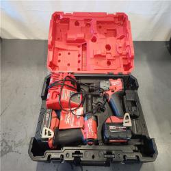 AS-IS- Milwaukee FUEL 18V Lithium-Ion Brushless Cordless Hammer Drill and Impact Driver Combo Kit