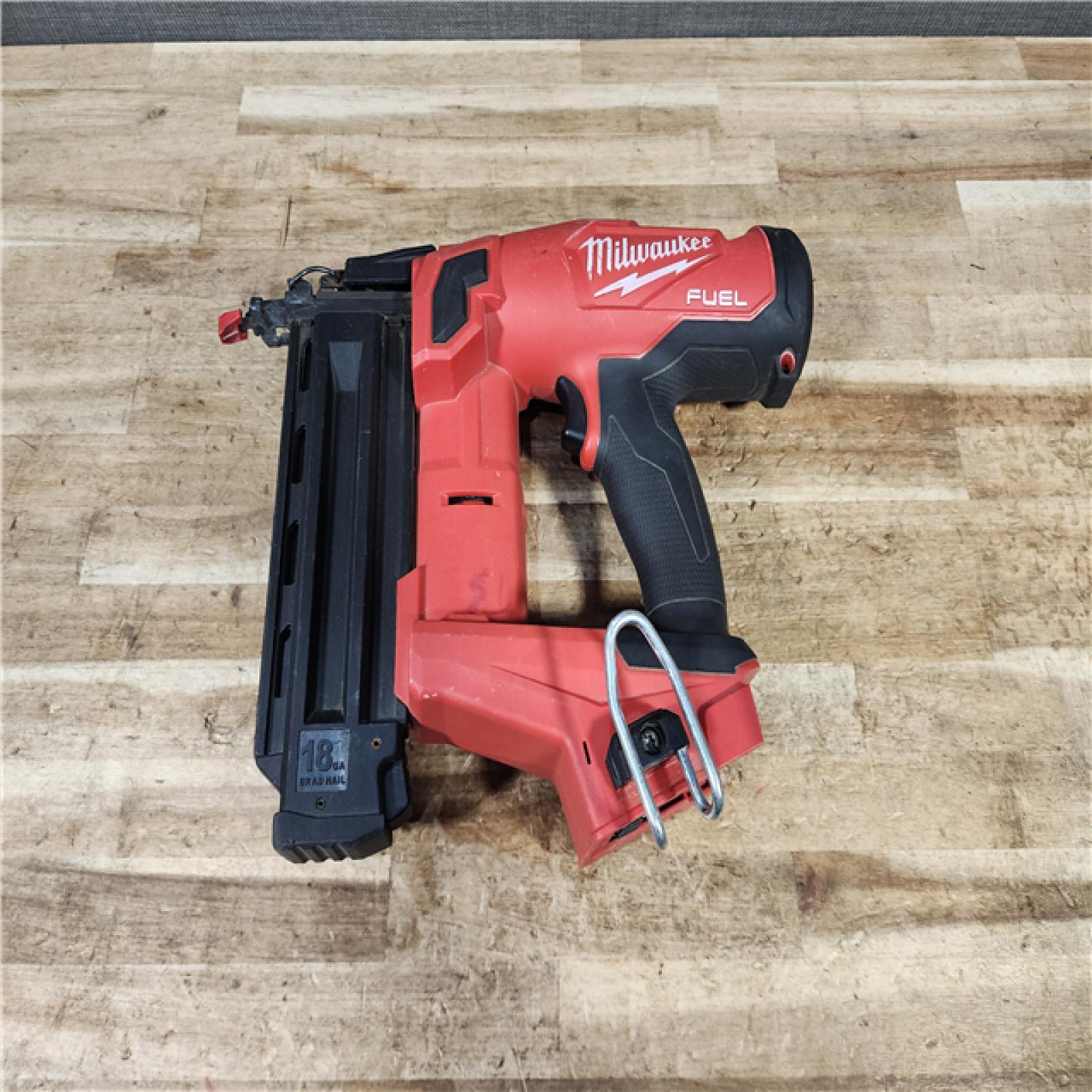 HOUSTON LOCATION - AS - IS Milwaukee FUEL 18-Volt Lithium-Ion Brushless Cordless Gen II 18-Gauge Brad Nailer (Tool-Only)