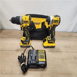 AS-IS- DEWALT 20V XR Lithium-Ion Cordless 2-Tool Combo Kit