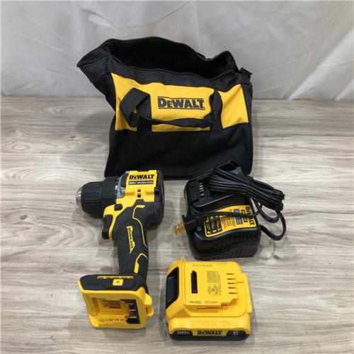 AS-IS DEWALT Atomic 20V Lithium-Ion Cordless Compact 1/2 in. Drill/Driver Kit