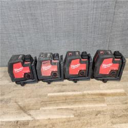 HOUSTON LOCATION - AS-IS MILWAUKEE LASER 4 TOOL COMBO