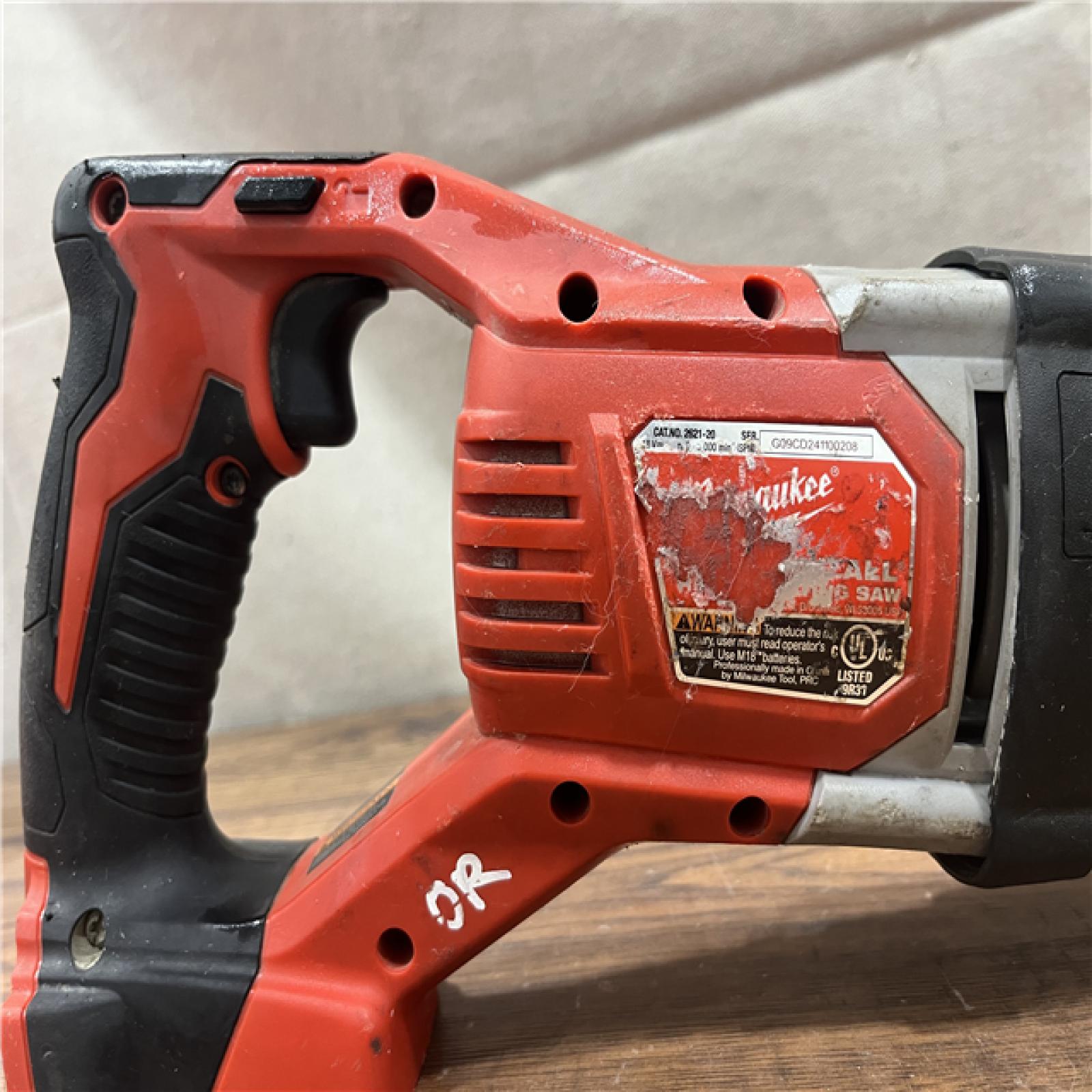 AS-IS Milwaukee M18 18V Fuel Sawzall 1-1/4  Reciprocating Saw Cordless Lithium-Ion Brushless 2821-20