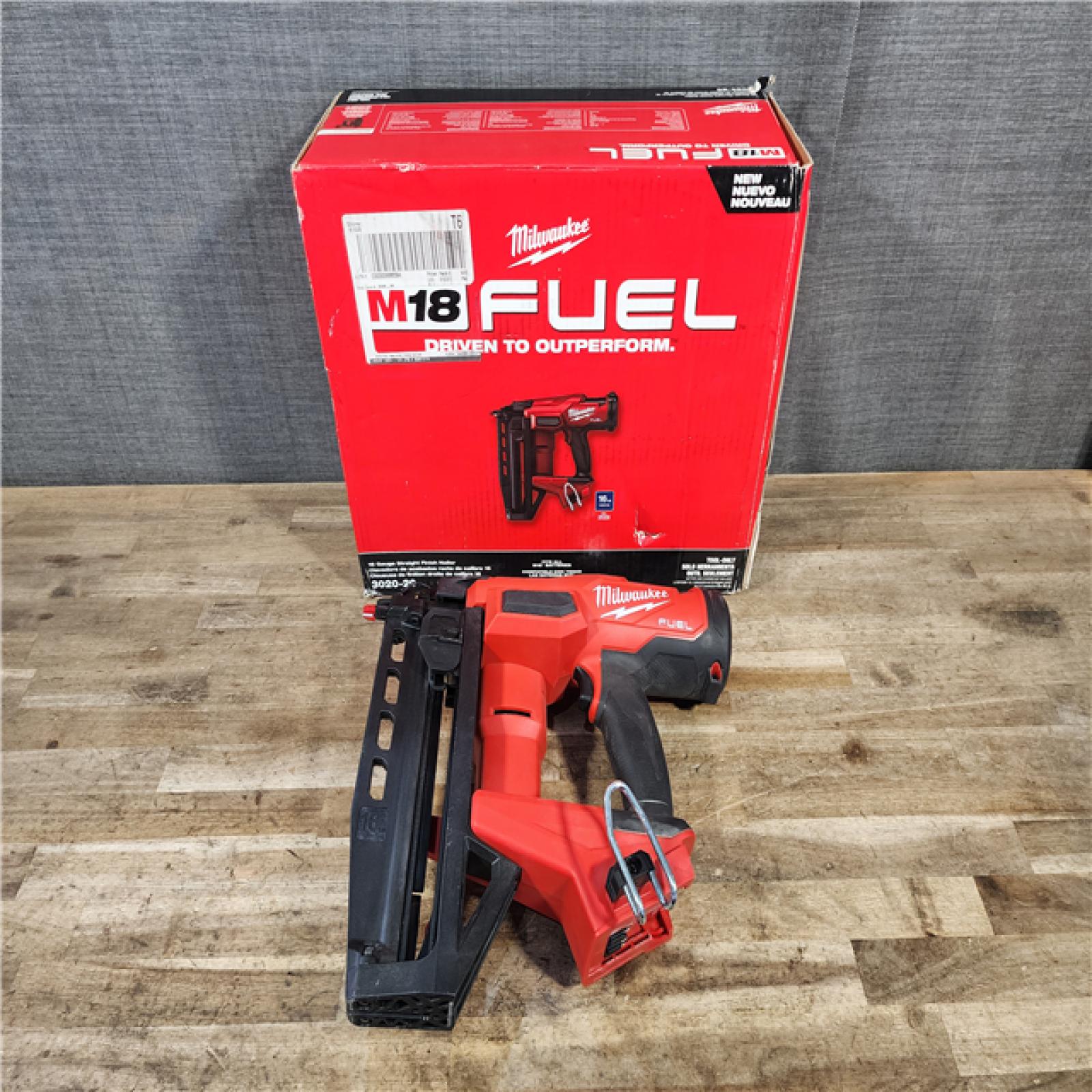 HOUSTON LOCATION - AS-IS Milwaukee FUEL 18-Volt Lithium-Ion Brushless Cordless Gen ll 16-Gauge Straight Finish Nailer (Tool Only)