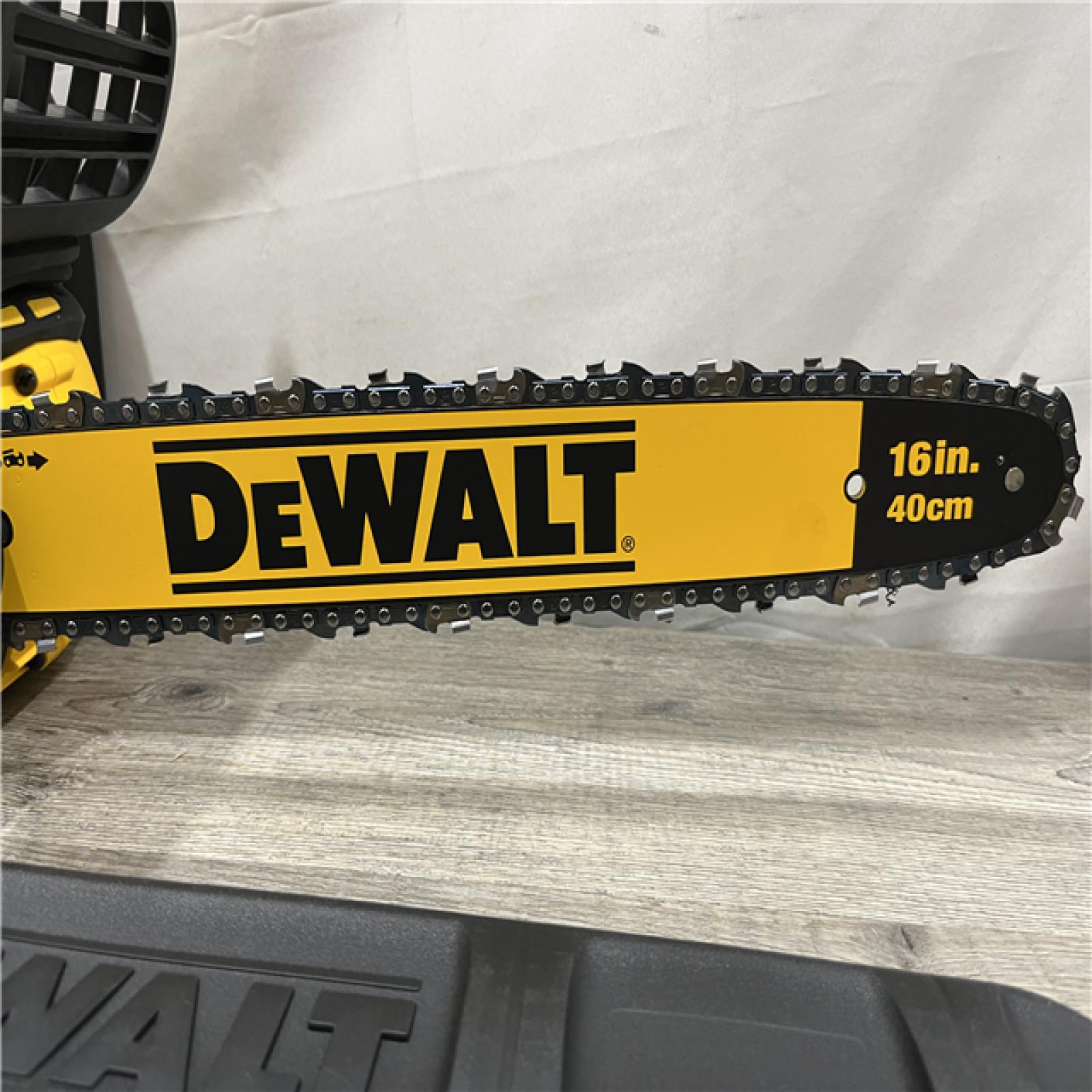 AS-IS DEWALT FLEXVOLT 60V MAX 16in. Brushless Cordless Chainsaw (Tool Only)