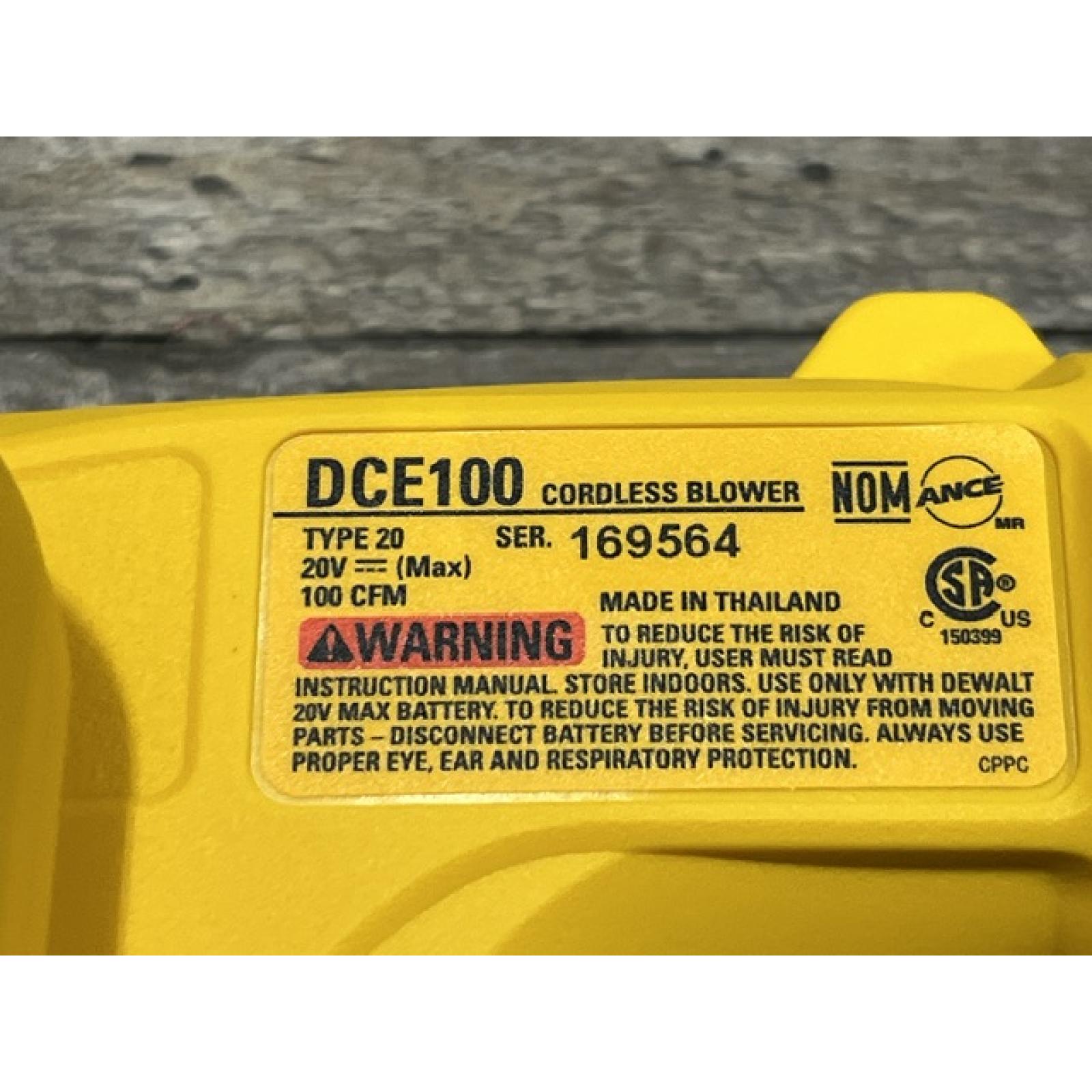 AS-IS DEWALT Cordless Compact Jobsite Blower(Tool Only)