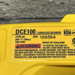 AS-IS DEWALT Cordless Compact Jobsite Blower(Tool Only)