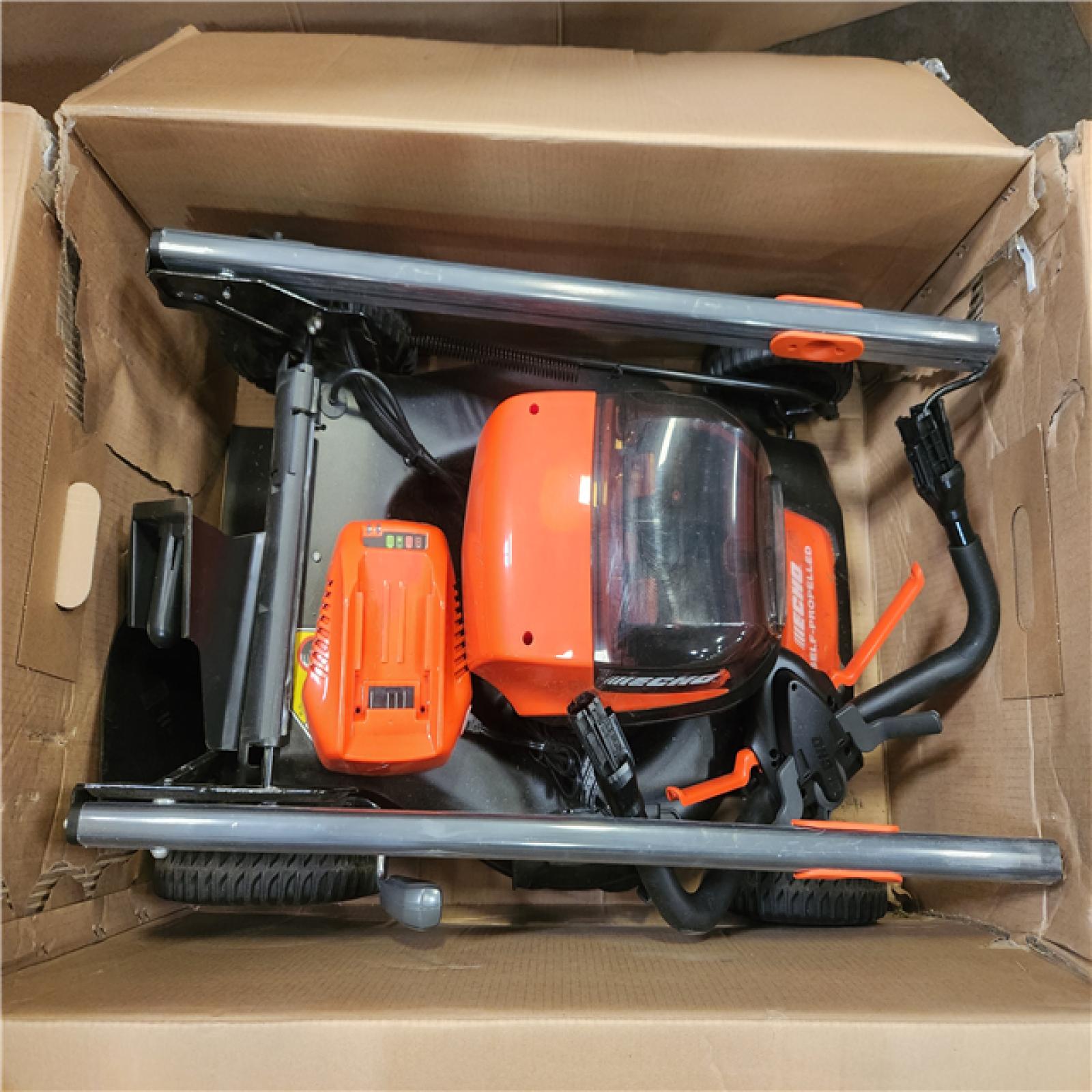 Phoenix AS-IS ECHO 56V 21 in. Cordless Battery 3-in-1 Walk Behind Self-Propelled Lawn Mower w/ (2) 5Ah Batteries and Rapid Charger