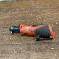 AS-IS MILWAUKEE 2457-20 .38 in. M12 Cordless Ratchet Only