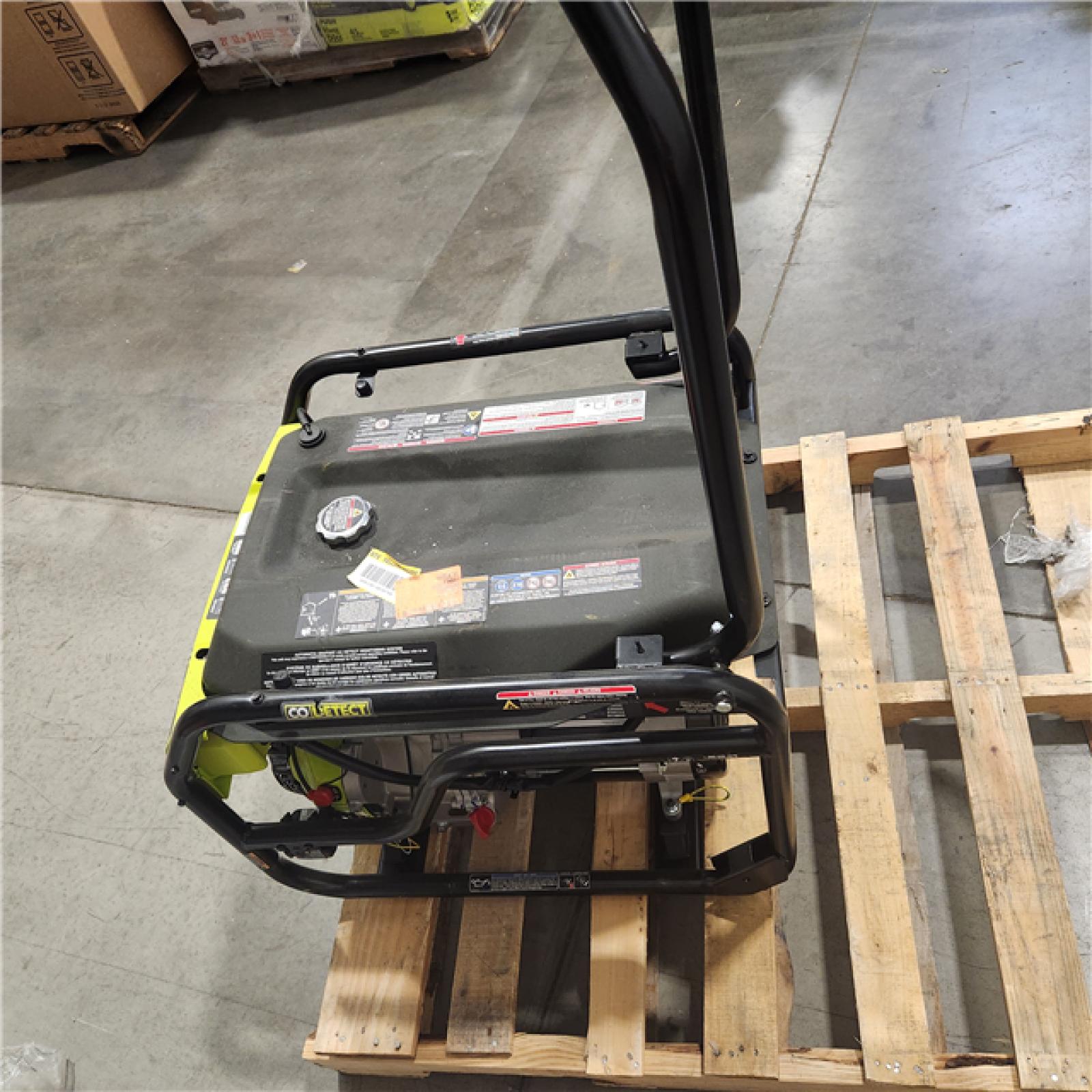 Dallas Location - As-Is RYOBI 6,500-Watt Gasoline Powered Portable Generator