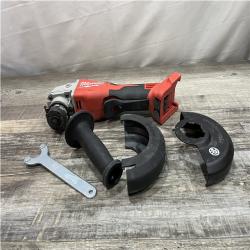 AS-IS Milwaukee 18V Lithium-Ion Brushless Cordless 4-1/2 in./5 in. Grinder w/Paddle Switch (Tool-Only)