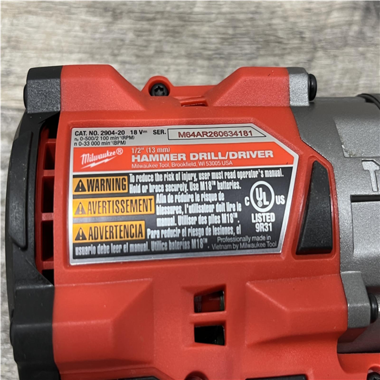 AS-IS Milwaukee FUEL 18V Lithium-Ion Brushless Cordless Hammer Drill and Impact Driver Combo Kit