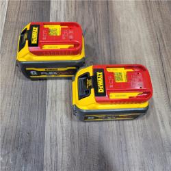 LIKE NEW! DEWALT FLEXVOLT 20-Volt/60-Volt MAX Lithium-Ion 6.0Ah Battery Pack (2-Pack)