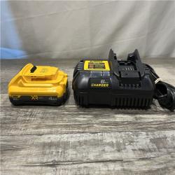 AS-IS DEWALT 20V MAX XR Power-Pack Lithium-Ion Starter Kit with 4. 0Ah Battery and Charger