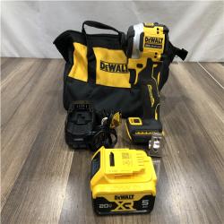 AS-IS DEWALT ATOMIC 20V MAX Lithium-Ion Cordless 1/4 in. Brushless Impact Driver Kit