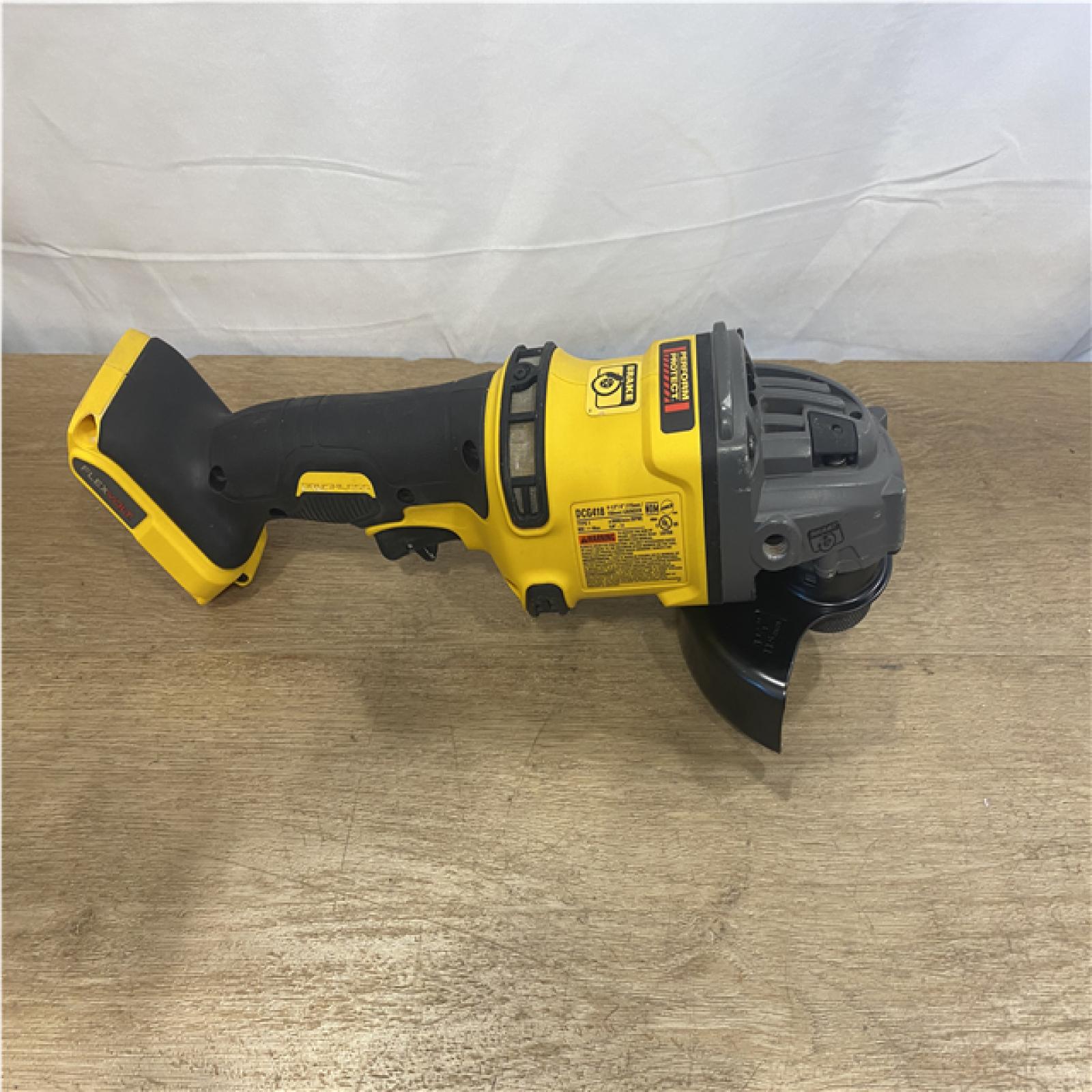 AS-IS DEWALT FLEXVOLT 60V MAX Cordless Brushless 4.5 in. to 6 in. Small Angle Grinder with Kickback Brake (Tool Only)