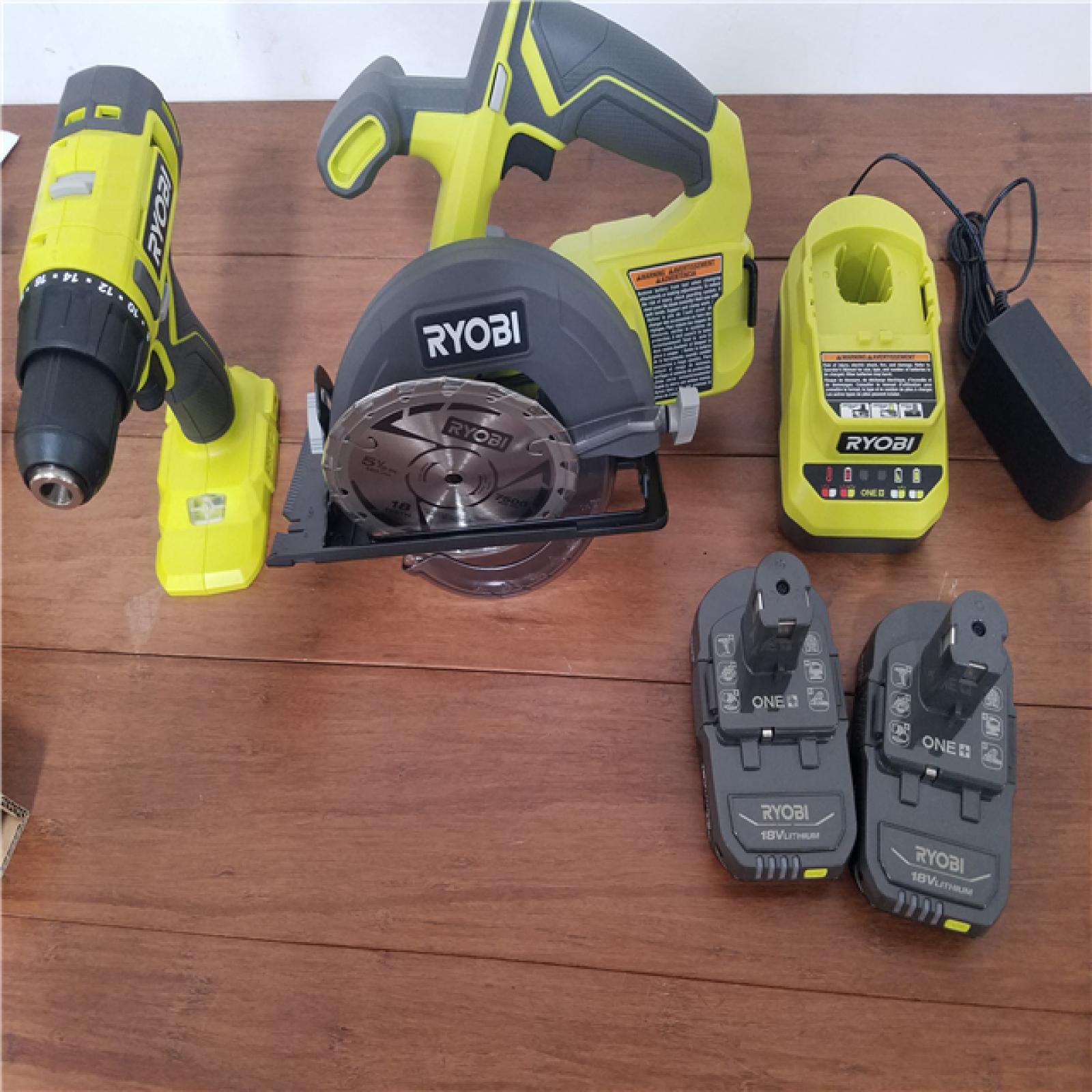 CALIFORNIA NEW RYOBI ONE+18V 2 TOOL COMBO KIT