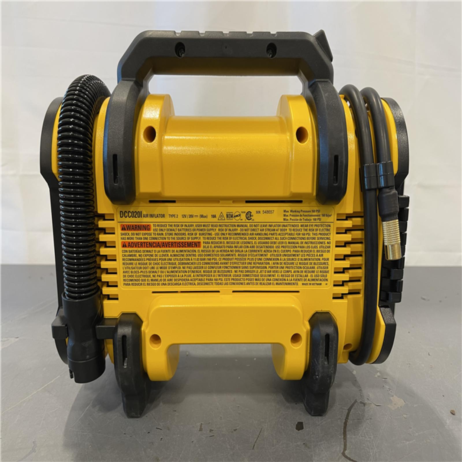 AS-IS - DEWALT 20V MAX Cordless Electric Portable Inflator