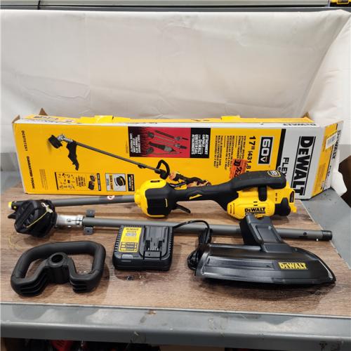 AS-IS- DEWALT DCST972X1 FLEXVOLT 60V MAX Lithium-Ion Brushless Cordless Attachment Capable 17 String Trimmer