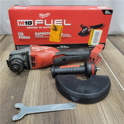 AS-IS Milwaukee M18 FUEL 4-1/2-6 Braking Grinder, Paddle Switch