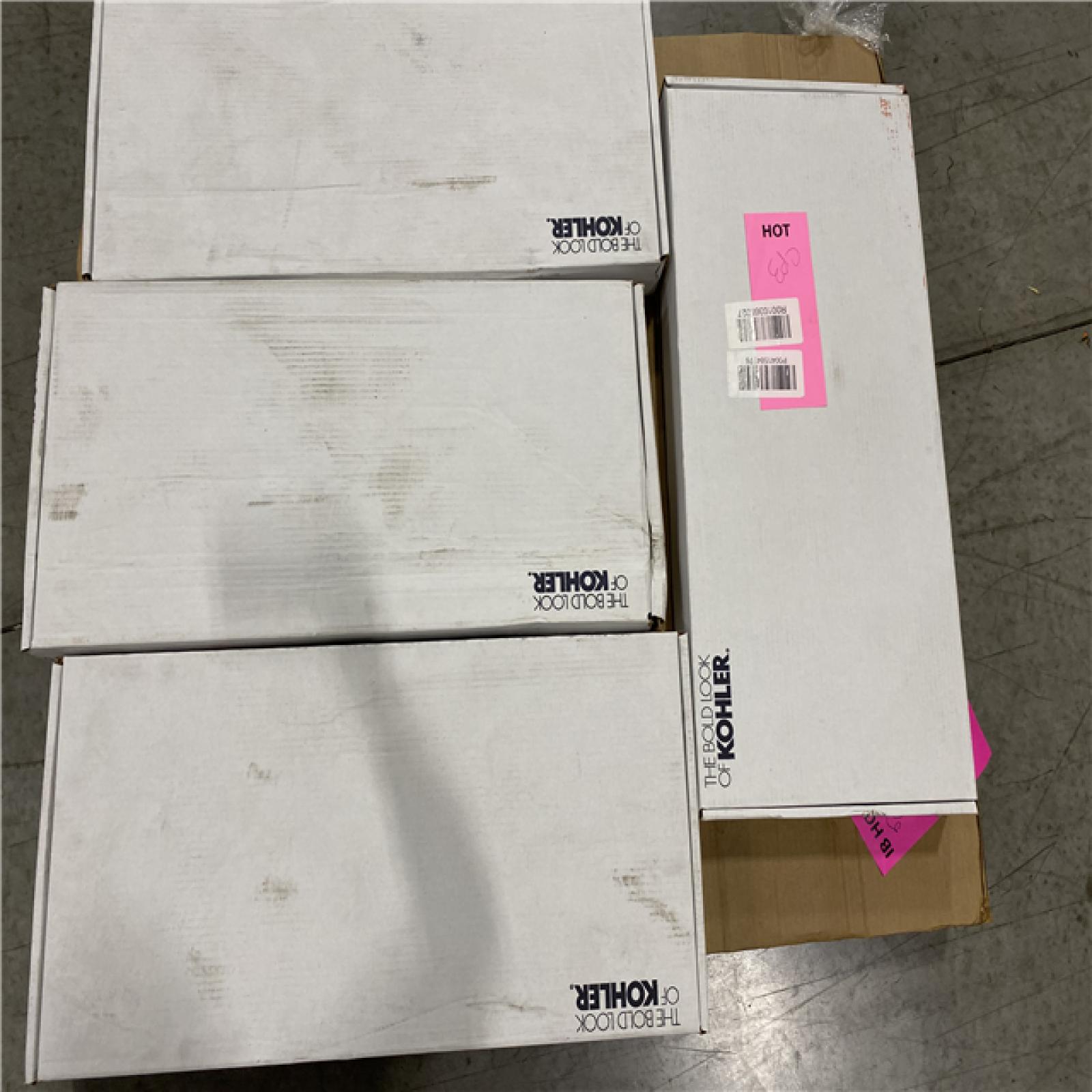 DALLAS LOCATION - KOHLER Artifacts Single-Handle Pull-Down Sprayer Kitchen Faucet in Oil Rubbed Bronze (2) -(1 Chrome) PALLET