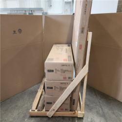 Phoenix NEW Baxton Studio Lenoir 7-Piece Grey Fabric Wood Dining Set (SEALED)