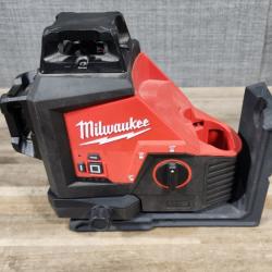 HOUSTON LOCATION - AS-IS Milwaukee-3632-21 M12 Green Beam Laser 360° 3-Plane Kit