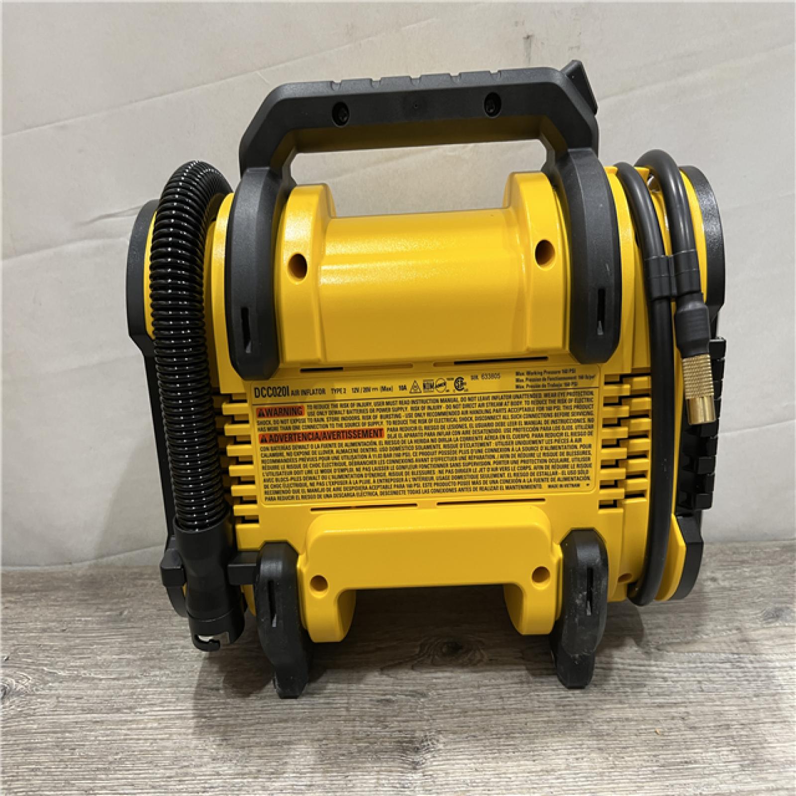 AS-IS DEWALT 20V MAX Cordless Electric Portable Inflator (Tool Only)
