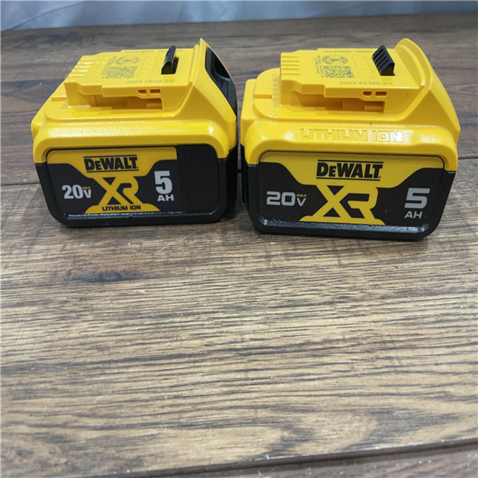 AS-IS Dewalt Premium Lithium-Ion 5.0Ah Battery (2-Pack)