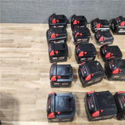 HOUSTON LOCATION - AS - IS MILWAUKEE BATTERY PACK QTY - 16