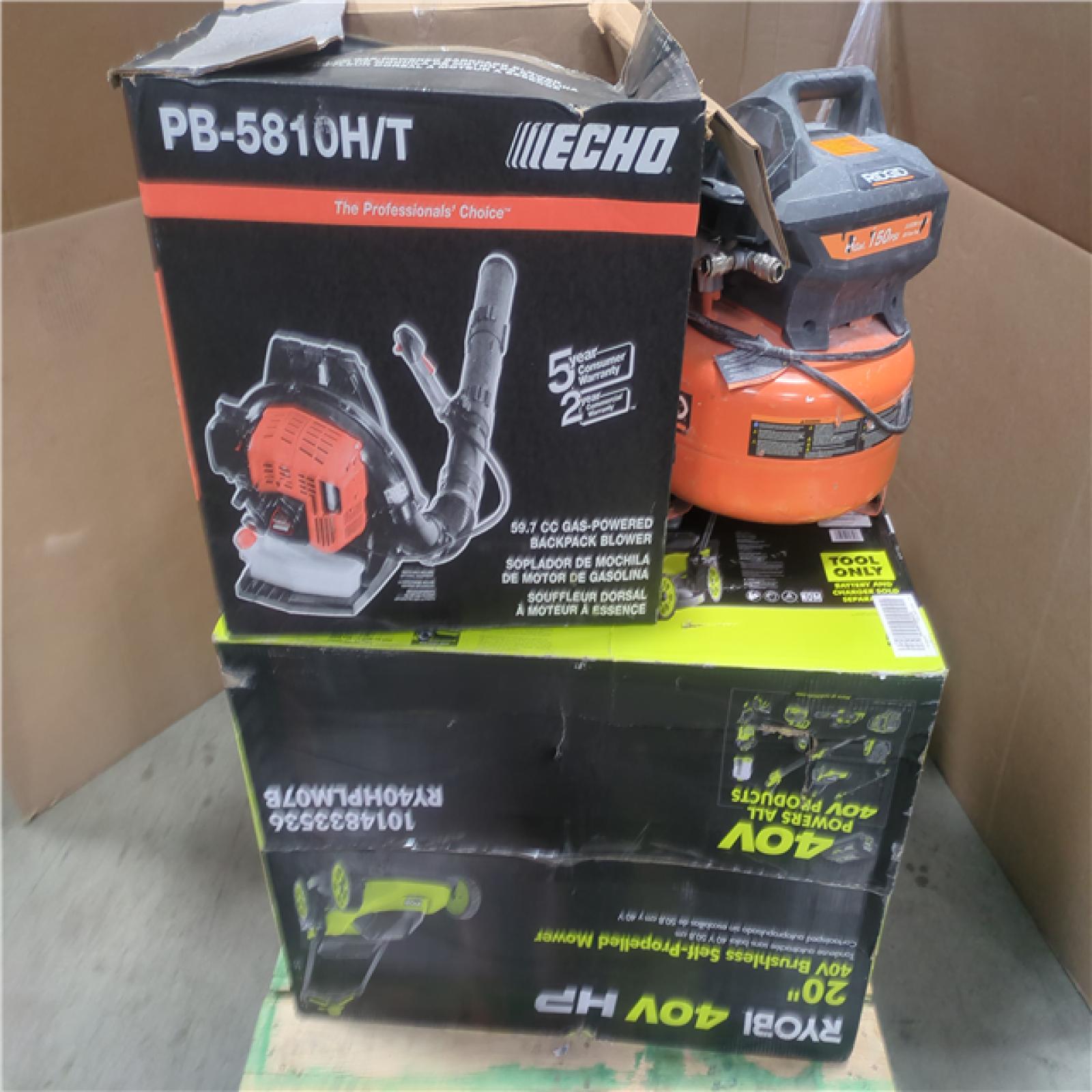 CALIFORNIA AS-IS OUTDOOR POWER EQUIPMENT