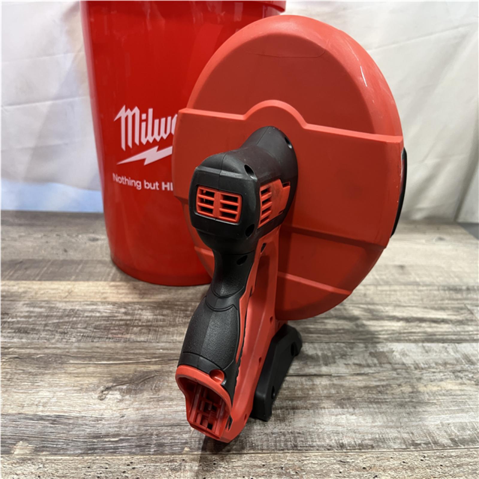 AS-IS Milwaukee 12-V Lithium-Ion Cordless Drain Snake Auger kit