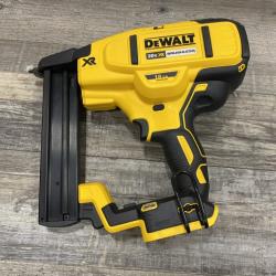 AS-IS DEWALT Cordless 18-Gauge Narrow Crown Stapler (Tool Only)