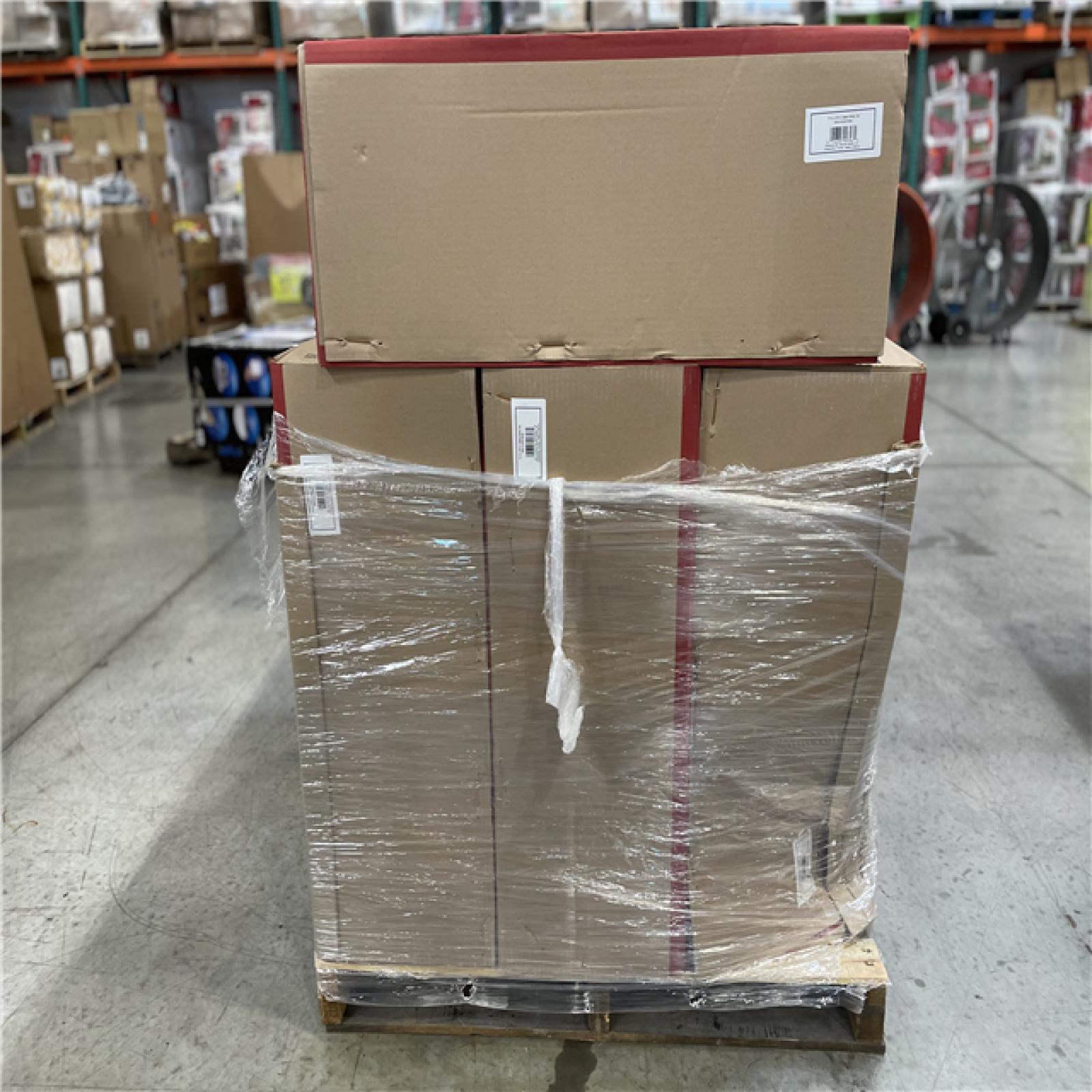 DALLAS LOCATION- 31IN. x 22IN. CUSTOM VANITY TOP SINK WHITE PALLET (8 UNITS)