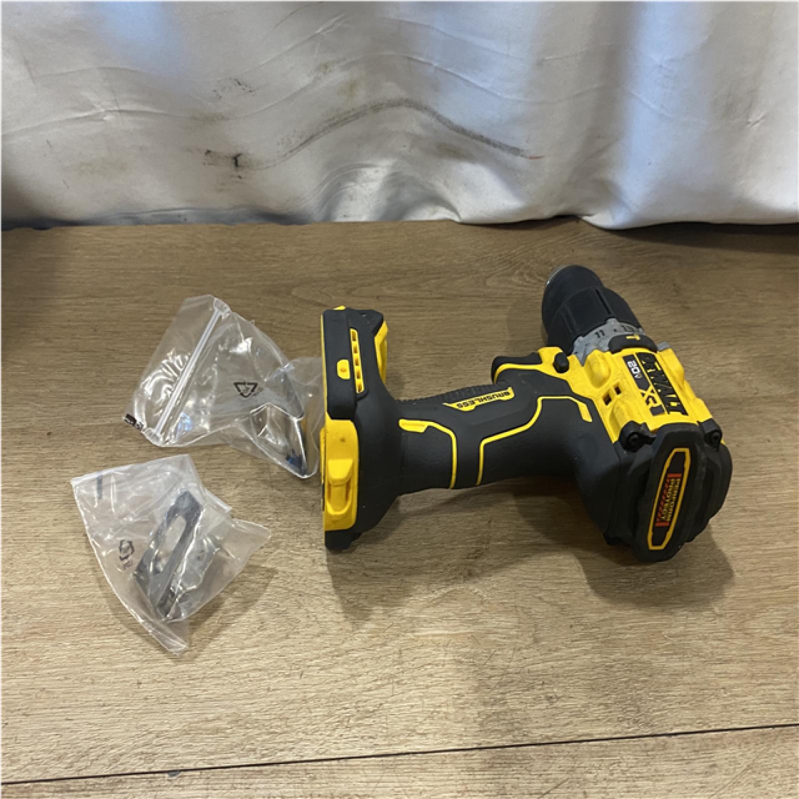 AS-IS DEWALT 20V XR Brushless Cordless 1/2 in. Hammer Drill (Tool-Only)