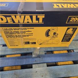 AS-IS  20V MAX Cordless 7-1/4 in. Sliding Miter Saw with (1) 20V Battery 4.0Ah