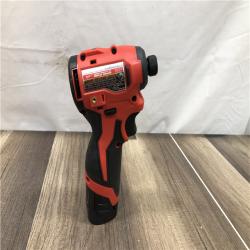 AS-IS Milwaukee 12-Volt Lithium-Ion Compact Brushless Cordless 1/4 in. Impact Driver Kit