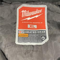 AS-IS Milwaukee Men's X-Large 12-Volt Lithium-Ion Cordless Axis Black Heated Vest Kit