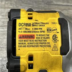 AS-IS DEWALT ATOMIC 20V MAX Lithium-Ion Cordless 1/4 in. Brushless Impact Driver Kit