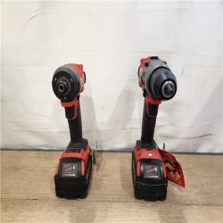 AS-IS- Milwaukee  FUEL 18V Lithium-Ion Brushless Cordless Hammer Drill and Impact Driver Combo Kit