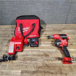 HOUSTON LOCATION - AS-IS MILWAUKEE 2 TOOL COMBO KIT W/ (2) BATTERY & CHARGER