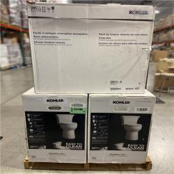 DALLAS LOCATION - KOHLER Highline Arc 12 in. Rough In 1-Piece 1.28 GFP Single Flush Elongated Chair Height Toilet in White with Soft Close Seat - 6 UNITS
