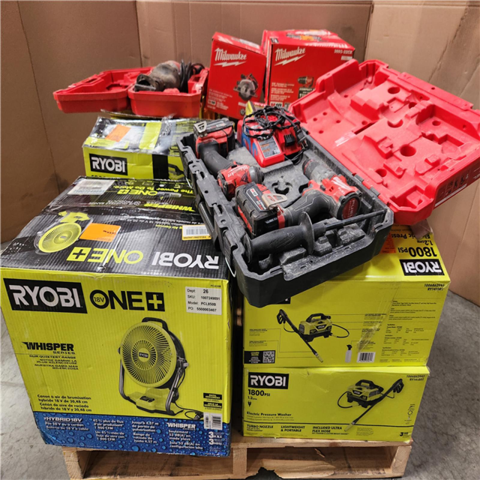 CALIFORNIA AS-IS TOOL PALLET