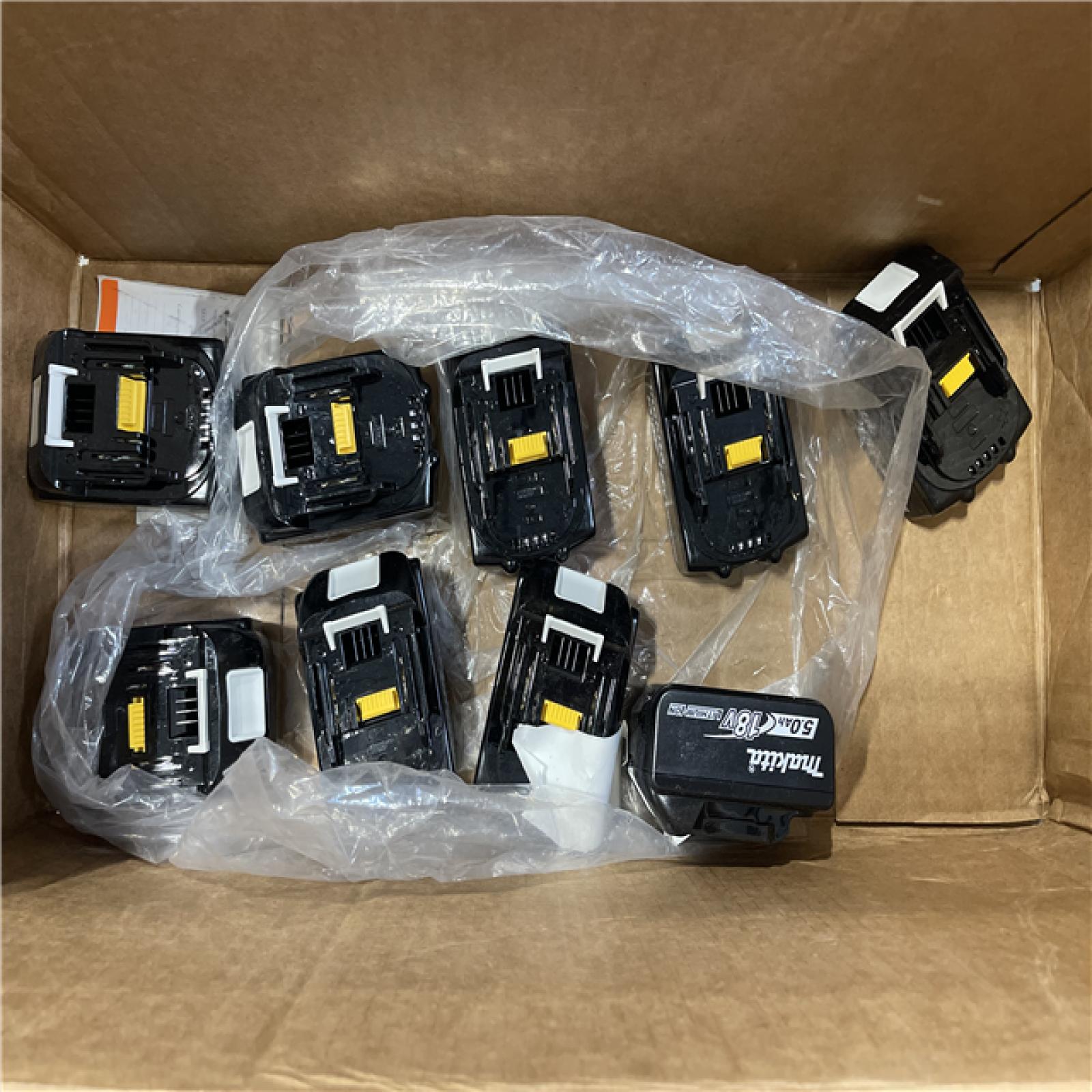 DALLAS LOCATION - Makita 18V LXT Lithium-Ion Battery 5.0 Ah (9 BATTERY)