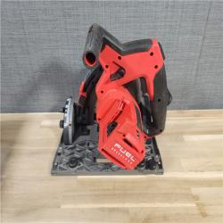 HOUSTON LOCATION - AS-IS Milwaukee M18 FUEL 18V Lithium-Ion Cordless Brushless 6-1/2 in. Plunge Cut Track Saw (Tool-Only)
