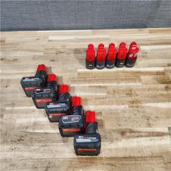 HOUSTON LOCATION - AS-IS MILWAUKEE BATTERY PACK QTY - 10