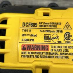 AS-IS DEWALT Atomic 20V Max Lithium-Ion Brushless Cordless Compact 1/4 in. Impact Driver Kit