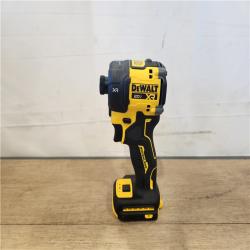 AS-IS- DEWALT 20V XR Brushless Cordless 1/4 in. Quiet Hydraulic Impact Driver (Tool-Only)
